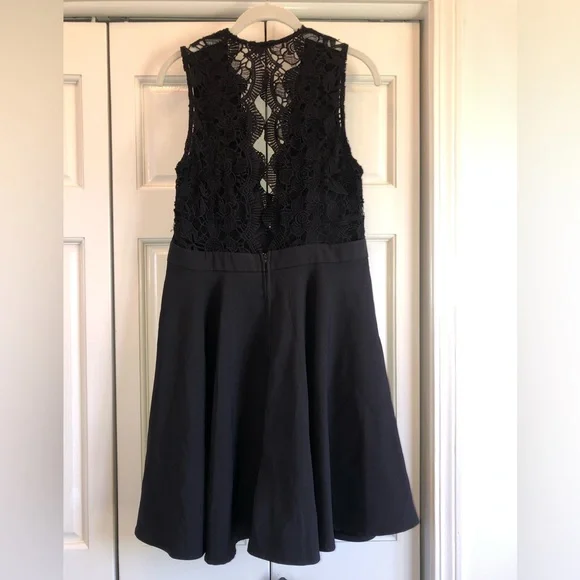 Charlotte Russe, black, L, lace bodice and skater style skirt - Picture 2 of 10